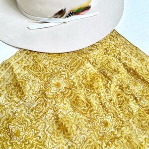 Gypsy silk infinity boho scarf/wrap w southwestern country vibe